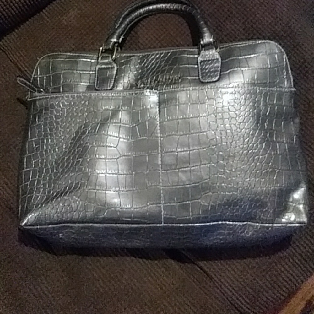 Bronze patent leather Valentino bag